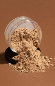 loose powder for travel bag