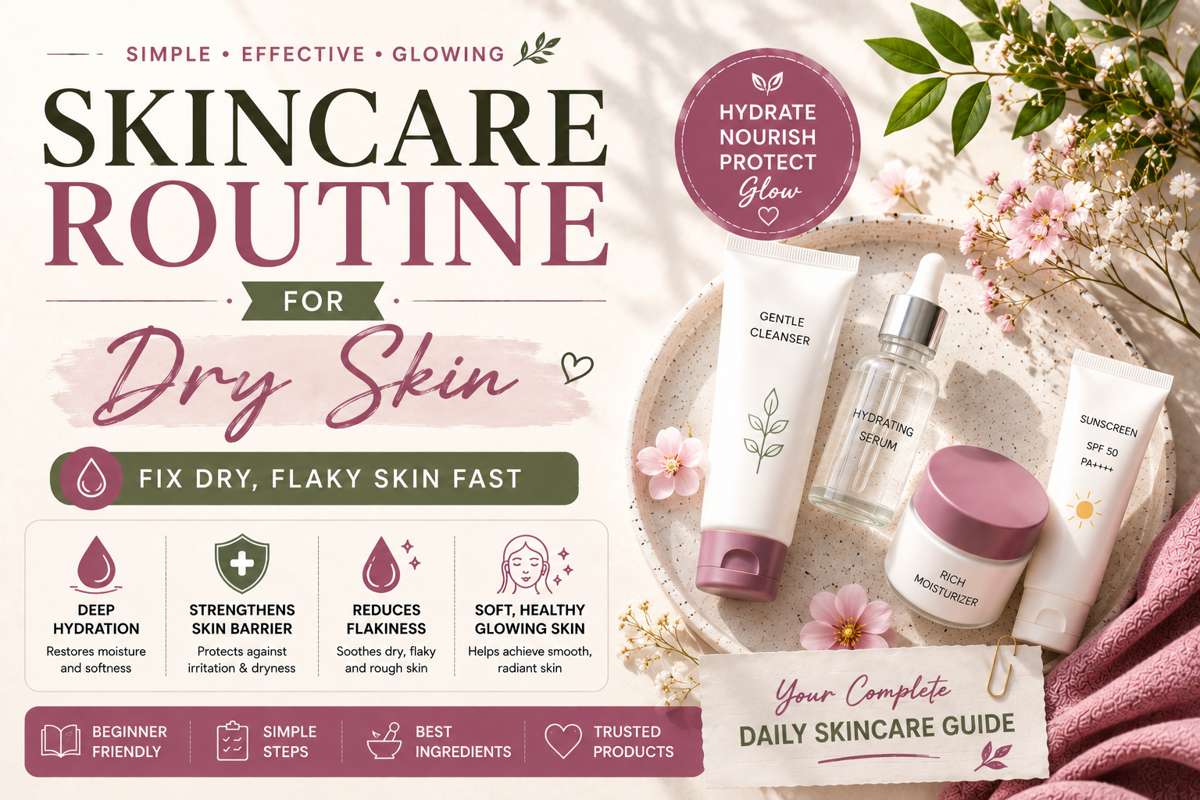 skincare routine for dry skin