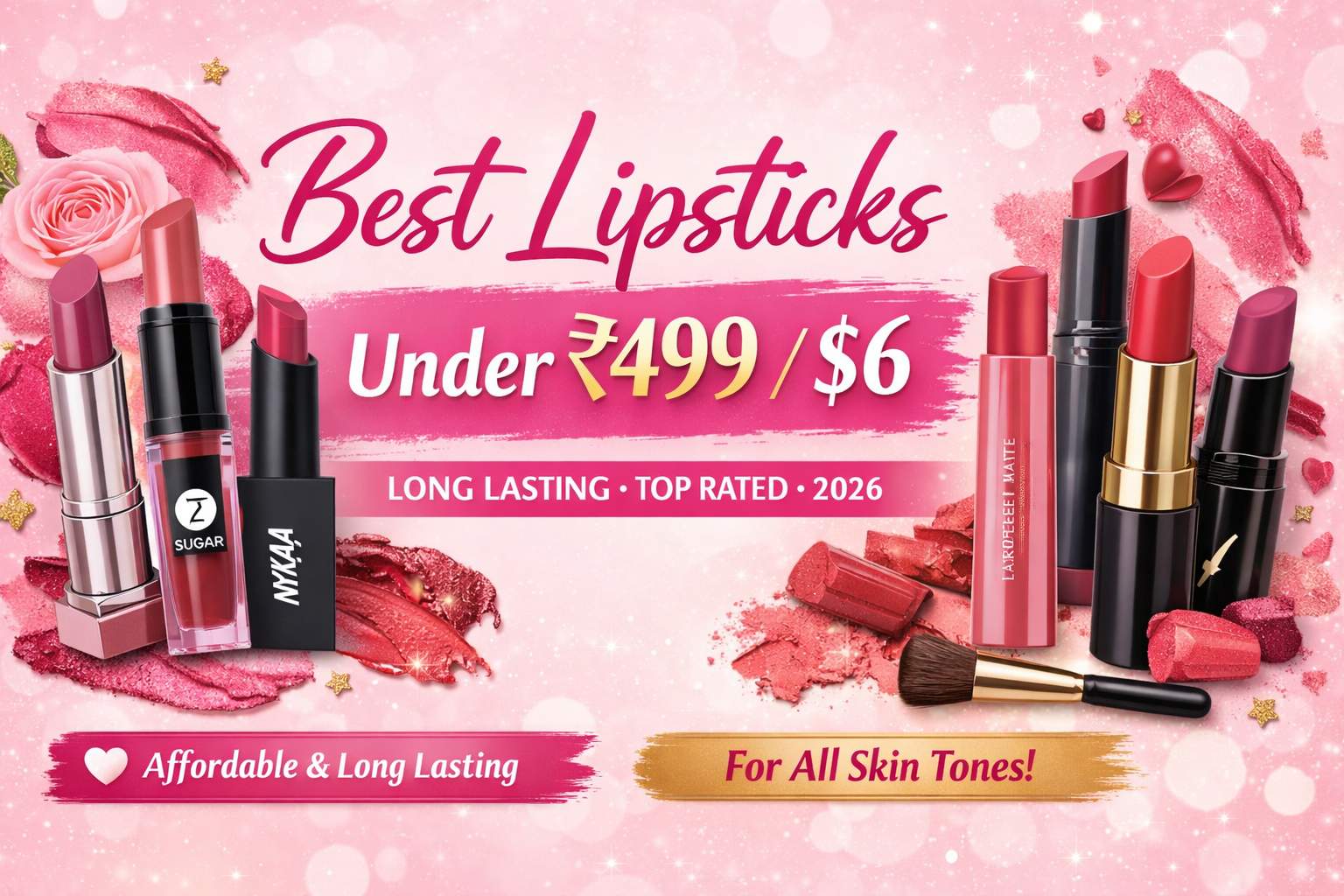 lipsticks under 500