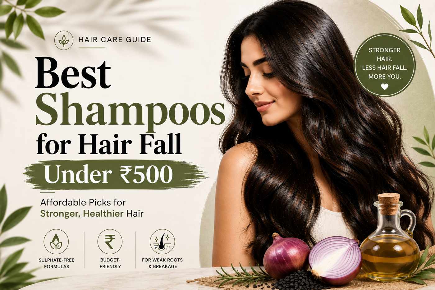 best shampoo for hair fall under 500