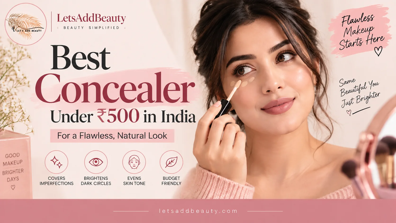 Best concealer under ₹500 in India for full coverage